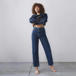 Everlane Way High Jean in Vintage Indigo